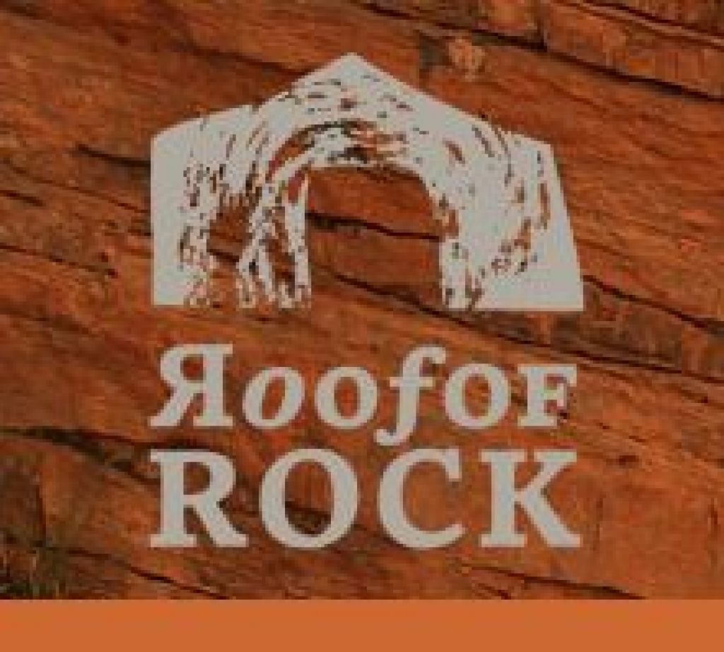 Roof of rock